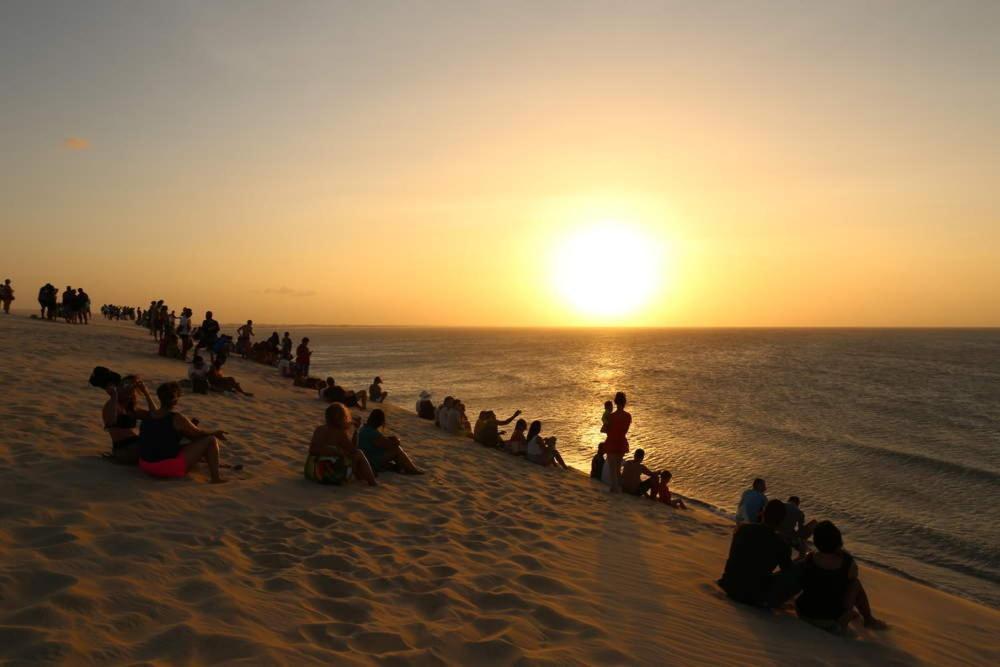 Flat Lua com linda vista e estacionamento Jijoca de Jericoacoara Exterior foto